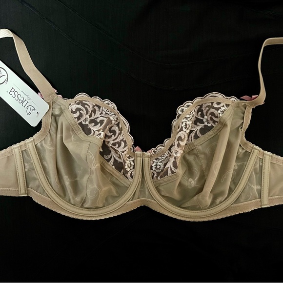 NWT Nessa Bra Soft Juliette 32F UK 32G US 70G EU embroidery - Picture 5 of 10